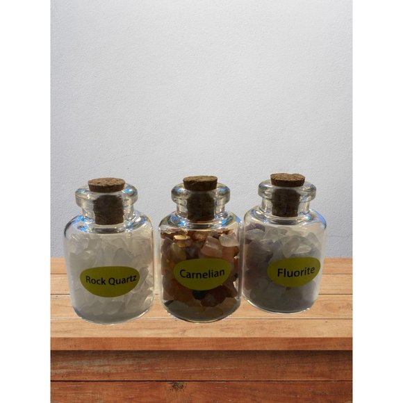 Mini Bottles Crystal Gems Stones Chip - Picture 9 of 9